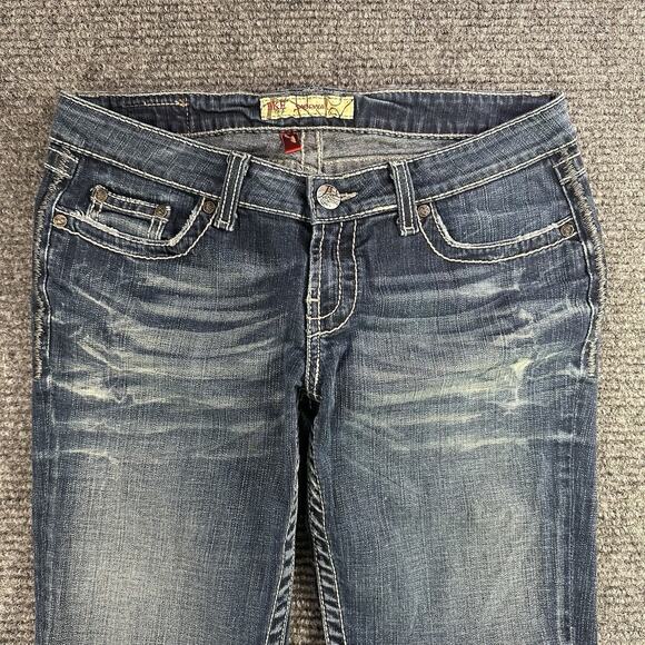 Y2K Womens Buckle BKE Sabrina Lowrise Bootcut Stretch Jeans W30xL28 - Picture 2 of 7